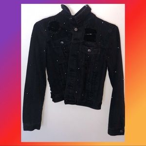 A cisono denim jacket black medium